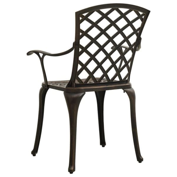 Ensemble bistro - EKSKLUSIVT HUS - 3 dele - Støbt aluminium - Bronze - Velegnet til udendørs brug Brons