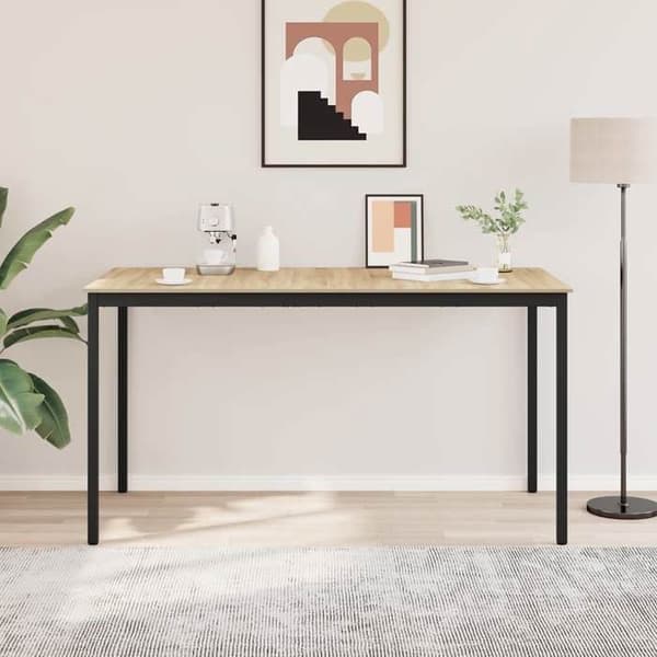 Maison Exclusive - Stående barbord i ingeniørtræ, rektangulær