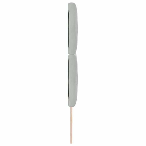 Maison Exclusive - LED-huvudgavel Ljusgrå 180 cm Sammet