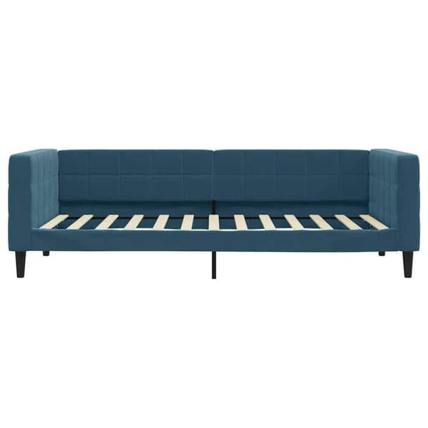 Maison Exclusive - Dagbädd med blå madrass 90x200 cm sammet Blå