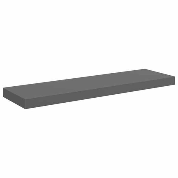 Maison Exclusive - Kelluva seinähylly Harjattu harmaa 80x23,5x3,8 cm MDF