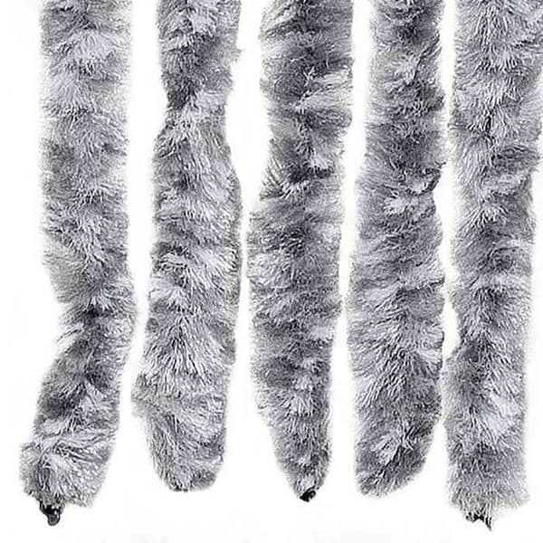 Maison Exclusive - Vit och grå myggnät 56x185 cm Chenille