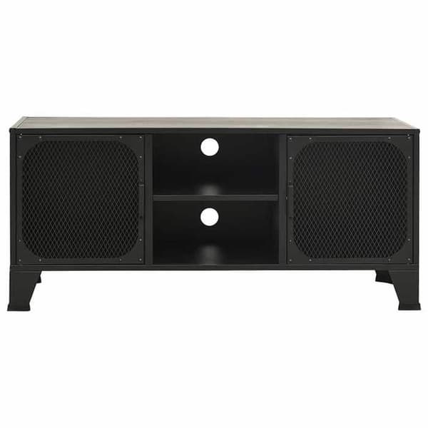 Maison Exclusive - TV Møbel Grå 105x36x47 cm Metal og MDF Grå