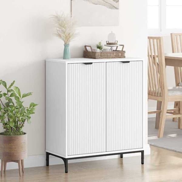 Buffé - EXKLUSIVT HUS - Maison Exclusive - Vit - Ingenjörsträ - 69,5 x 33 x 82 cm Vit
