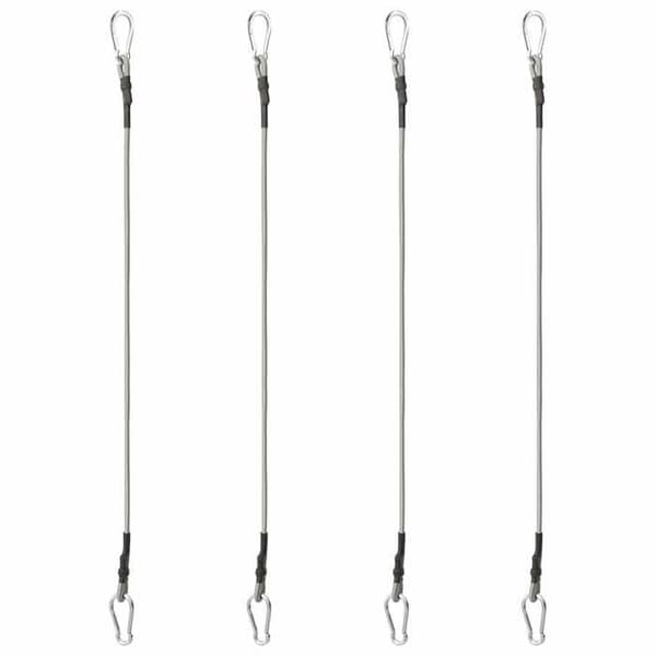 Maison Exclusive - Rep med karbinhake 4 st Gummi