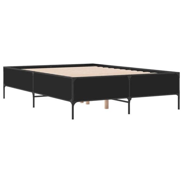 Maison Exclusive - Sengestel uden madras sort 120x190 cm