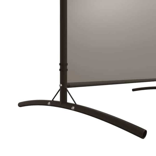 Adskillelsesvæg - EKSKLUSIV HUS - 4 paneler - Antracit - 346 x 180 cm - Polyesterstof antracit