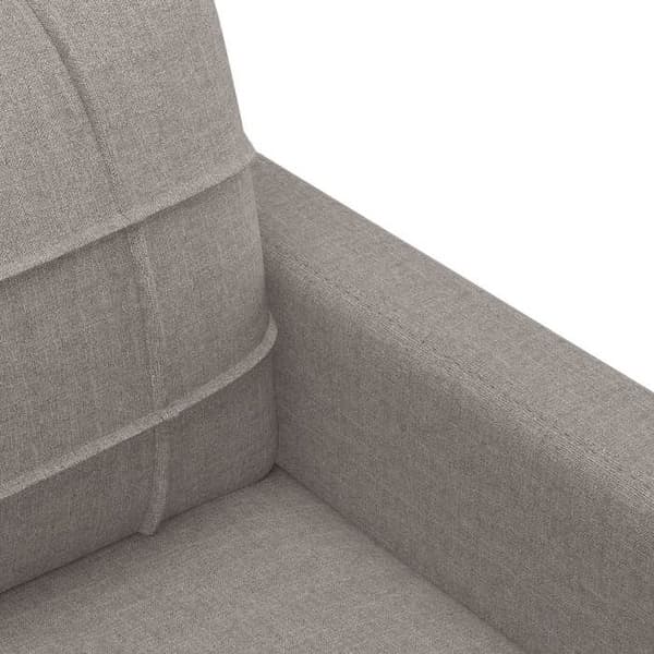 Maison Exclusive - 3-delars soffgrupp med kuddar i taupe tyg Mol