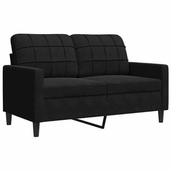 Maison Exclusive - Set med 3 soffor och kuddar samt svarta sammetsrullar
