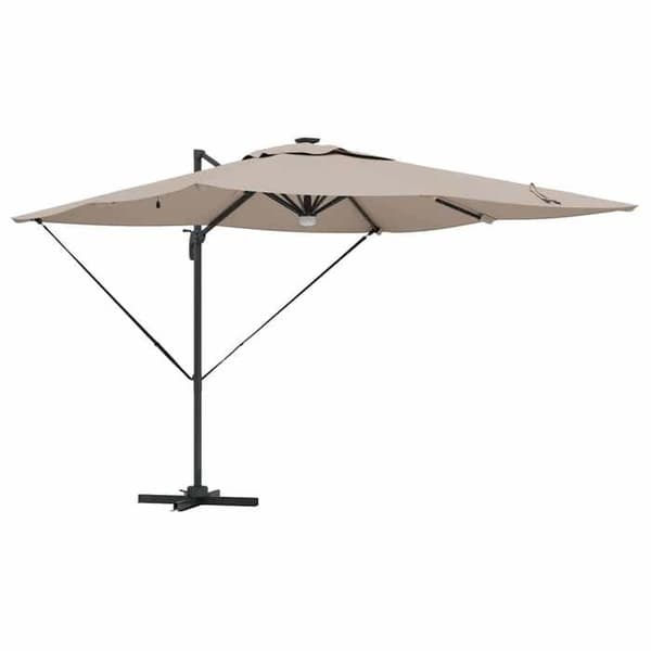 Maison Exclusive - Parasol Roma 286 x 284 x 270 cm Aluminium och polyester