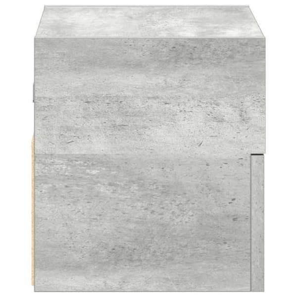 Maison Exclusive - Väggmonterade sängbord 2 st grå betong 45x26x28,5 cm