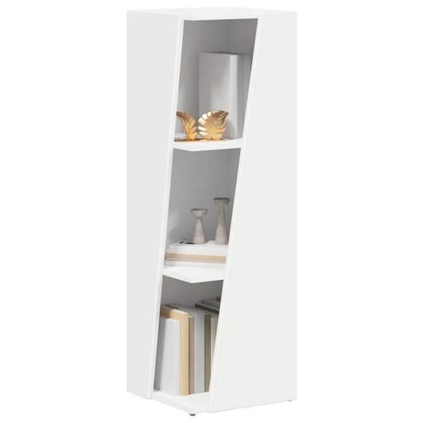 Maison Exclusive - Sidehylde 33 x 32 x 100,5 cm Ingeniørtræ Hvid