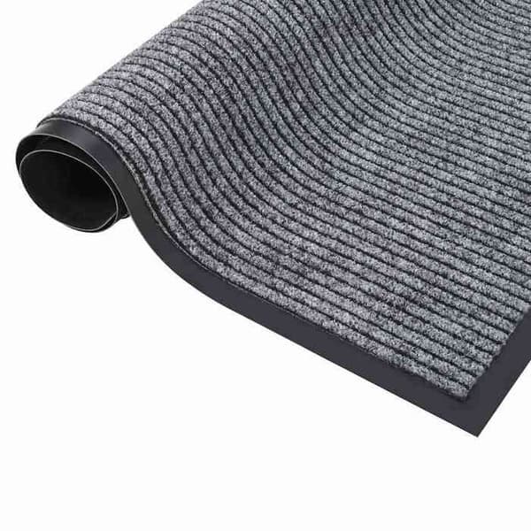 Maison Exclusive - Raidallinen harmaa matto 60x80 cm