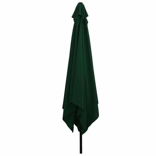 Maison Exclusive - Trädgårdsparasol Grön 295 x 295 x 245 cm Polyester och Stål