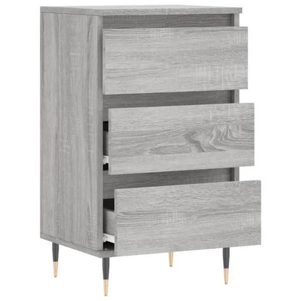 Maison Exclusive - Sonoma harmaa buffet 40x35x70 cm insinööripuusta