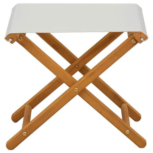 Maison Exclusive - Chaise Longue 2 stk Massivt eukalyptustræ Creme