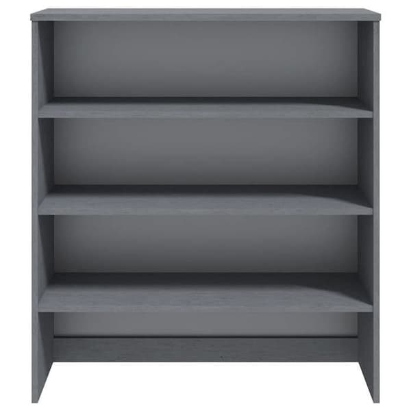 Maison Exclusive - Overflade til buffet HAMAR Mørkegrå 90x30x100 cm Fyrretræ Mörkgrå
