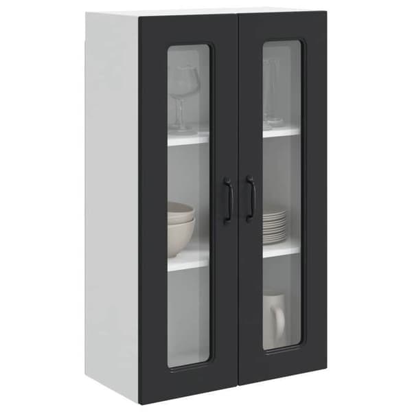 Maison Exclusive - Kalmar Sort opvaskemaskinepanel 60 x 31 x 100 cm Svart