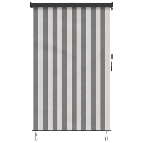 Maison Exclusive - Rullgardin Antracit och vit 120 x 250 cm