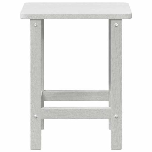 Sido bord - MAISON EXCLUSIVE - 38 x 38 x 46 cm - Vit - Polyeten - Väderbeständig