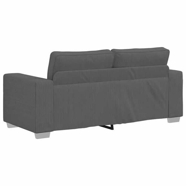 Maison Exclusive - Tummanharmaa sohva 180x77x82 cm samettikankainen