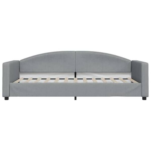 Maison Exclusive - Vaaleanharmaa 90x200 cm kangas ilman patjaa