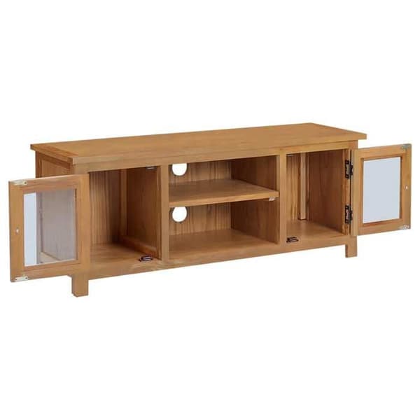 Maison Exclusive - TV-møbel 110x35x44 cm i massiv egetræ