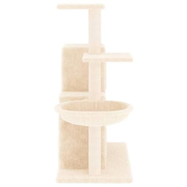 Maison Exclusive - Kattekradse med sisal i creme 83 cm Grädde