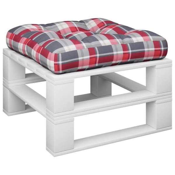 Maison Exclusive - Ruudullinen punainen patjakotelo Röd