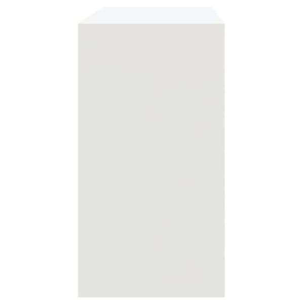 Maison Exclusive - Konsolbord Hvid 89x41x76,5 cm Stål Vit