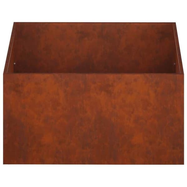 Maison Exclusive - Havekrukke 2 stk Rusten 100 x 100 x 40 cm Patineret stål