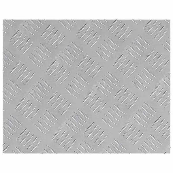 Maison Exclusive - Nez de marche 2 pc 50 x 40 cm Silver Aluminium Rektangulär Silver