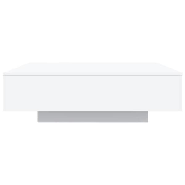 Maison Exclusive - Låg bord vit 100x100x31 cm ingenjörsträ Vit