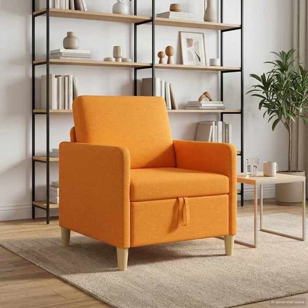 Maison Exclusive - Sofa med opbevaring Mørkegul 72 x 78 x 87 cm Polyester