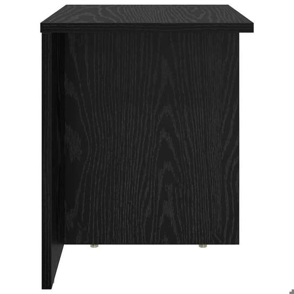 Maison Exclusive - Sidebord Sort eg 37 x 32 x 40 cm Ingeniørtræ