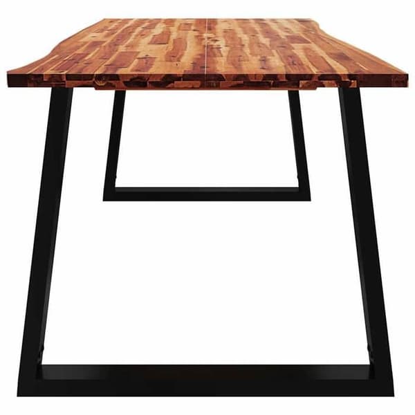 Maison Exclusive - Spisebord 200x90x75 cm i solid akacietræ med skarp kant