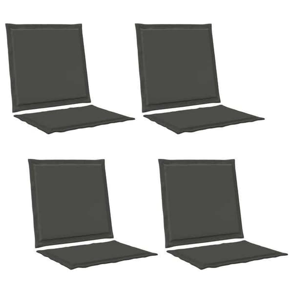 Maison Exclusive - Istuin- ja selkätyynyt Polyesteri Antrasiitti 47 x 45 x 2 cm antracit