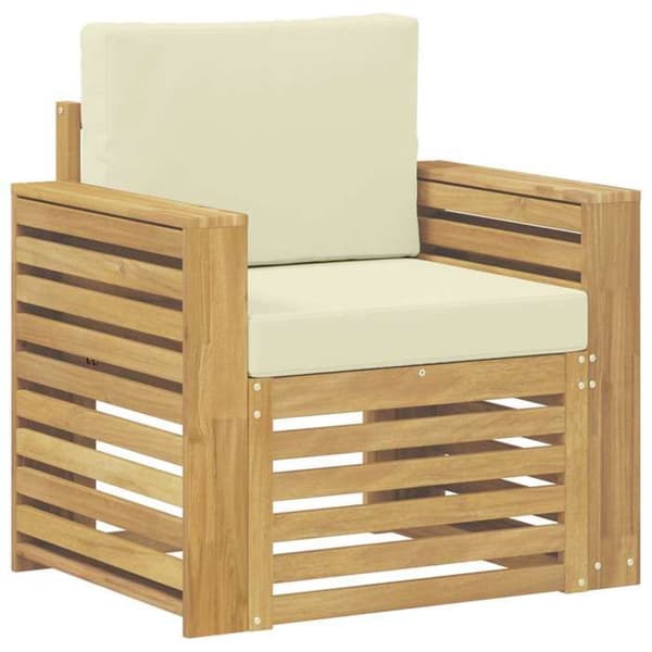 Maison Exclusive - Utomhussoffgrupp i vit polyester