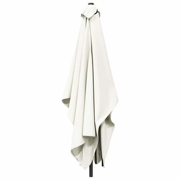 Maison Exclusive - Trädgårdsparasol 200 x 300 cm Polyester Rektangulär Kräm