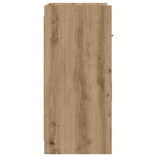Maison Exclusive - Buffé Ek hantverk 75 x 36 x 80 cm Ingenjörsträ