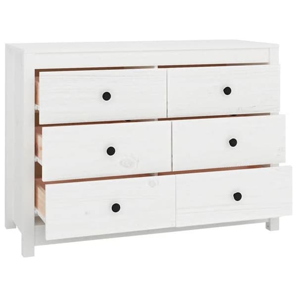 Maison Exclusive - Sidoarmar Vit 100x40x72 cm Massivt furu Vit
