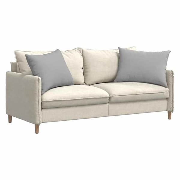 Maison Exclusive - Soffkuddar 2 st tyg Grå moln 70 x 50 cm Molngrå