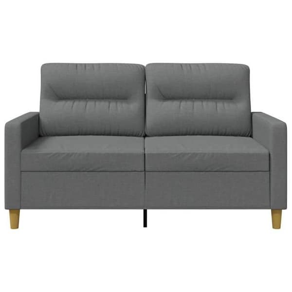 Maison Exclusive - Tummanharmaa 2-paikkainen sohva 120 cm Kangas