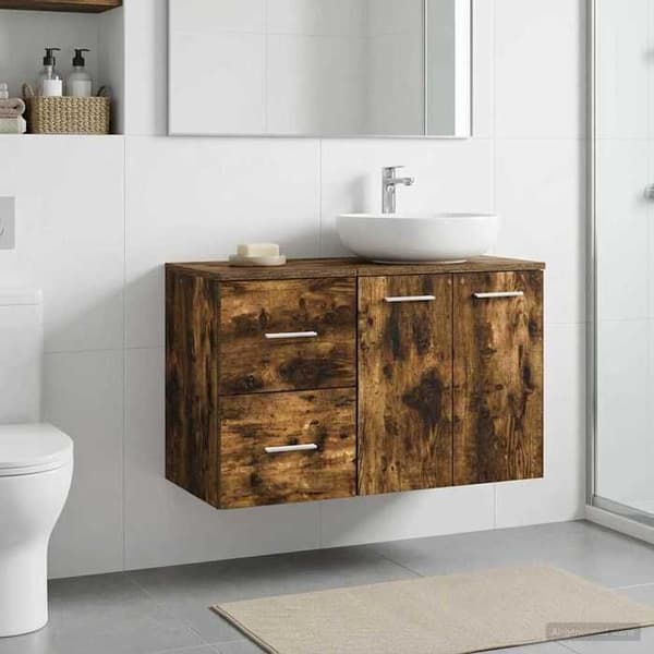 Maison Exclusive - Badeværelsesmøbel In-between Røget Eg 30 x 41 x 50 cm