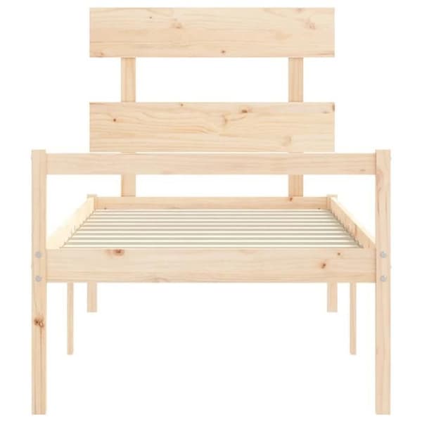 Seng 1 plads - Eksklusiv Hus - Massiv træ - 90x200 cm - Siddehøjde 45 cm