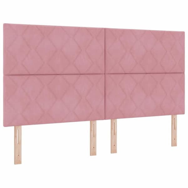 Maison Exclusive - Sänggavel Rosa 180 cm Sammet