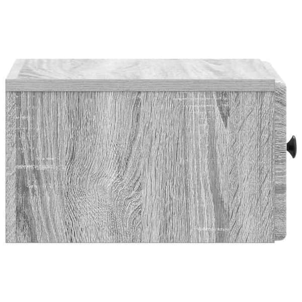 Maison Exclusive - Sonoma harmaa seinähyllyyöpyöre 34,5 x 33 x 20 cm