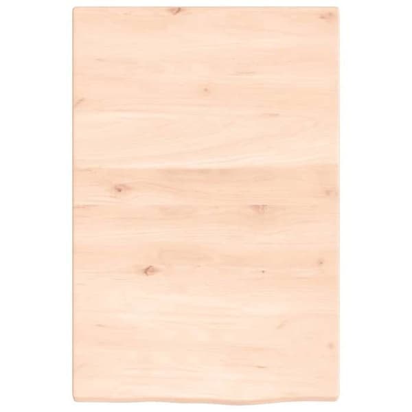 Maison Exclusive - Væghylde 40x60x2 cm ubehandlet massiv egetræ