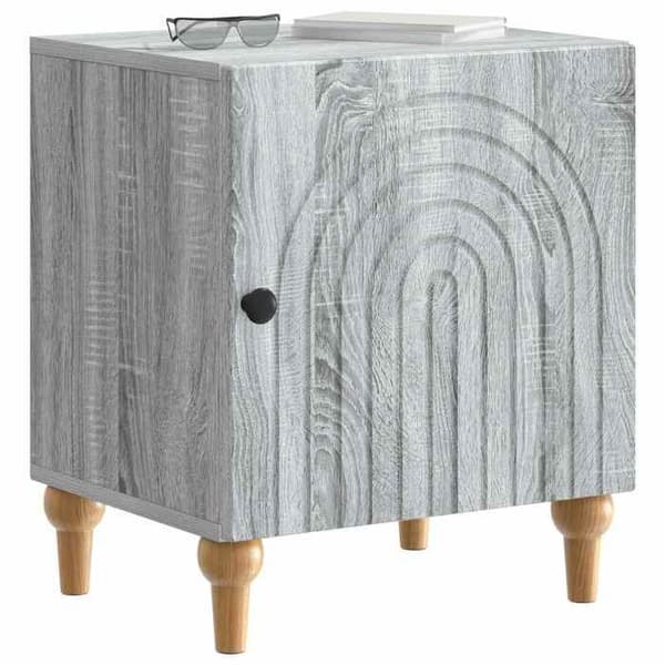 Maison Exclusive - Sängbord 2 st Sonoma grå 43 x 34,5 x 50 cm