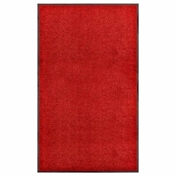 Maison Exclusive - Vaskbar dørmåtte Rød 90x150 cm